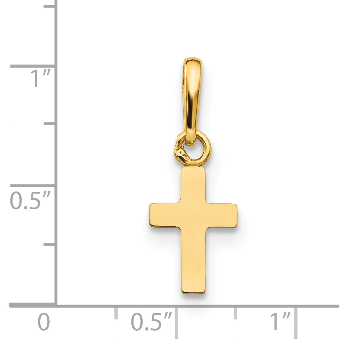 14k Yellow Gold 14k Madi K Children's Cross Pendant