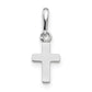 14k White Gold 14k White Gold Madi K Children's Cross Pendant