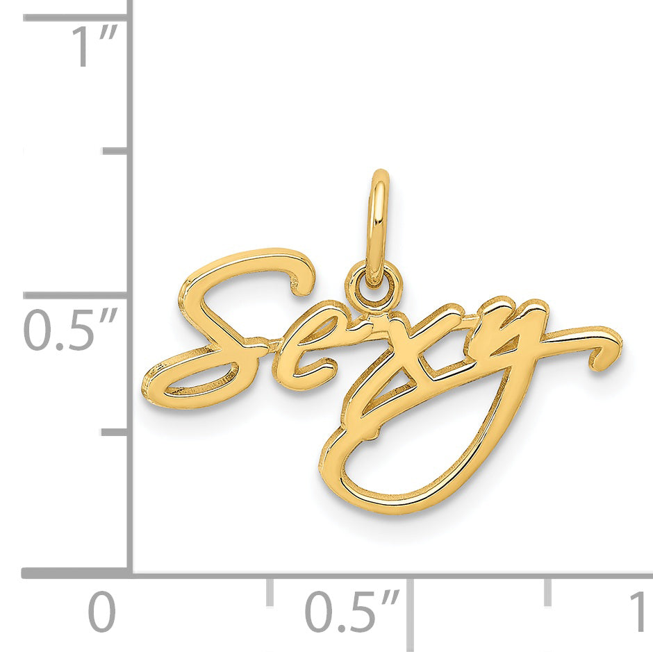 14K Yellow Gold Sexy Charm