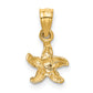 14K Yellow Gold Starfish Pendant