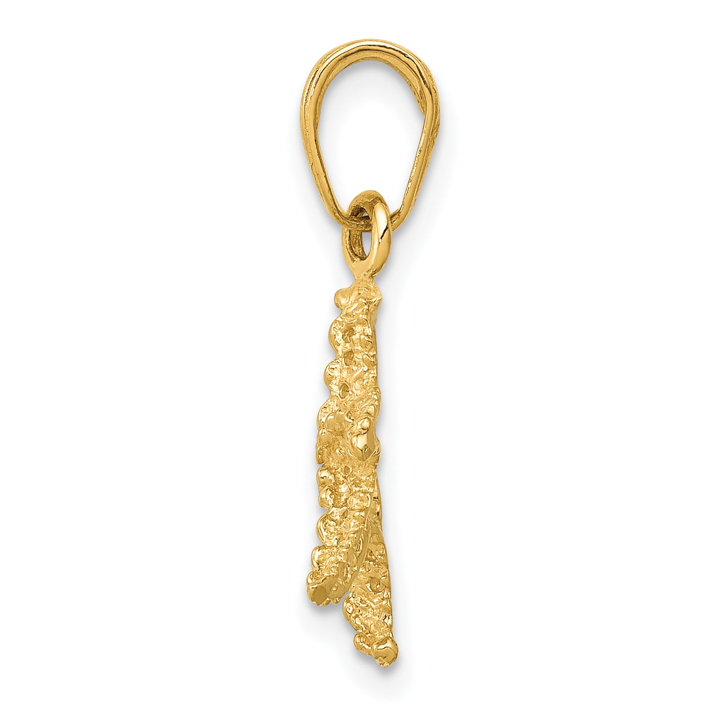 14K Yellow Gold Starfish Pendant