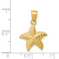 14K Yellow Gold Starfish Pendant