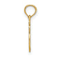 14K Yellow Gold Aries Zodiac Charm