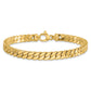 8.5 Inch 14K Men'S Polished Fancy Link Bracelet