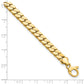 8.5 Inch 14K Men'S Polished Fancy Link Bracelet