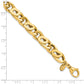 8.25 Inch 14K Men'S Polished Link Bracelet