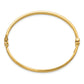 14K Yellow Gold Polished Hinged Bangle