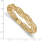 7.5 Inch 14K Fancy Stretch Bangle Bracelet