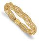 7.5 Inch 14K Fancy Stretch Bangle Bracelet