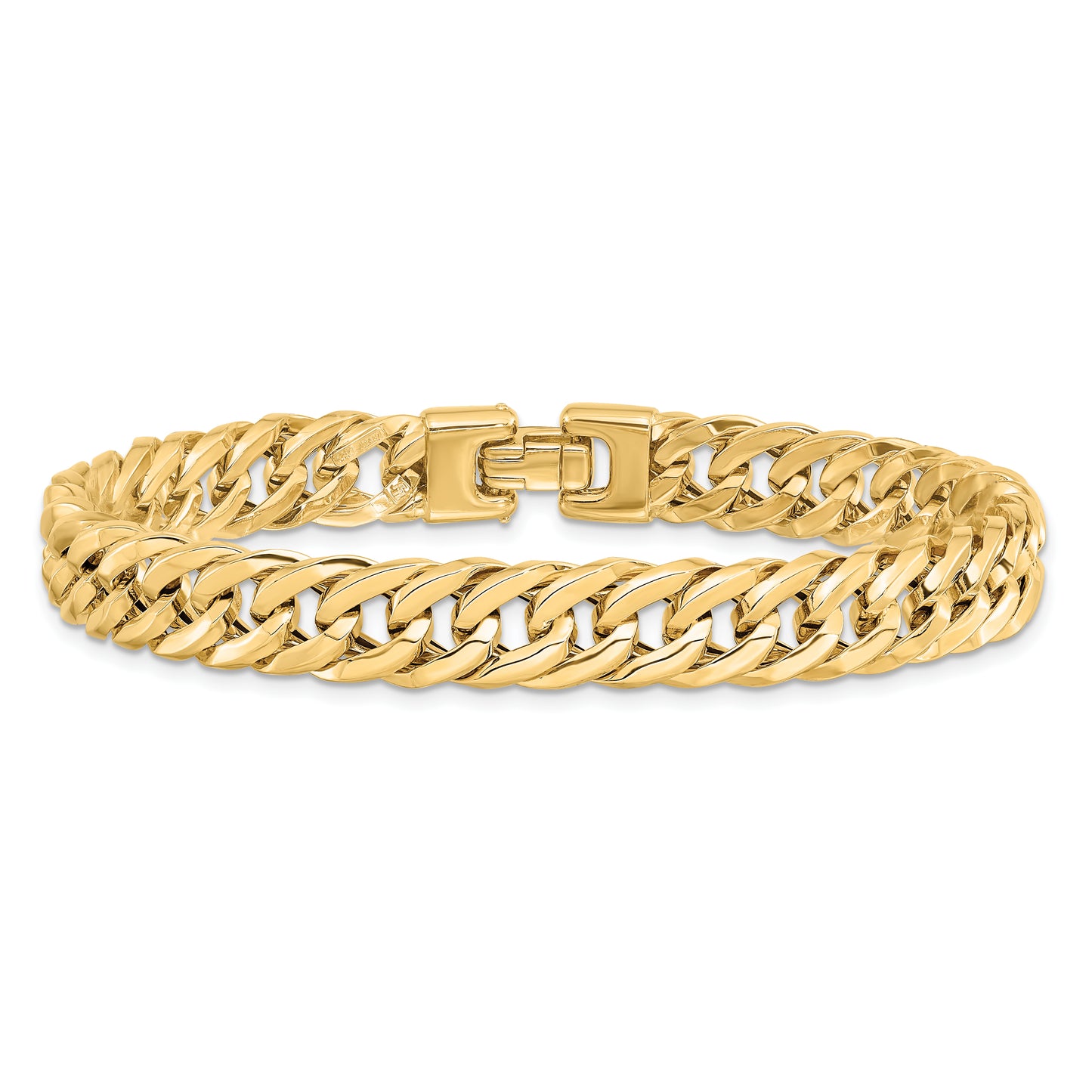 8 Inch 14K Polished Men'S Bracelet