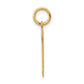 14k Yellow Gold 14k Small Polished Number 11 Charm