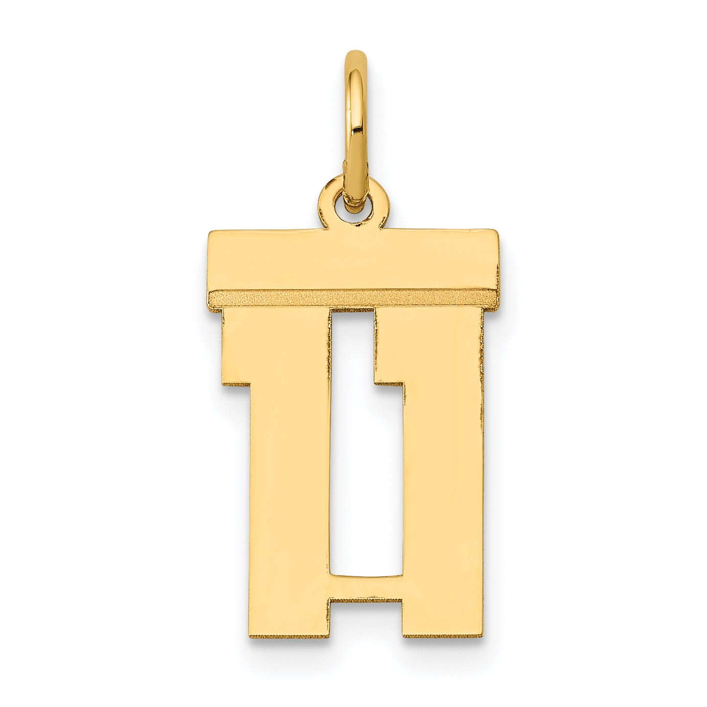 14k Yellow Gold 14k Small Polished Number 11 Charm