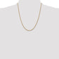 14K Yellow Gold 22 Inch 2.2mm Forzantine Cable With Lobster Clasp Chain