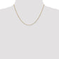 14K Yellow Gold 18 Inch .95mm Diamond-Cut Cable With Lobster Clasp Chain