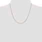 14K Yellow Gold 20 Inch .95mm Diamond-Cut Cable With Lobster Clasp Chain