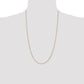 14K Yellow Gold 26 Inch .95mm Diamond-Cut Cable With Lobster Clasp Chain