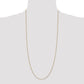 14K Yellow Gold 30 Inch .95mm Diamond-Cut Cable With Lobster Clasp Chain