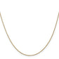 14K Yellow Gold 14 Inch .9mm Cable With Lobster Clasp Chain