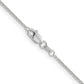 14K White Gold 20 Inch 1.2mm Cable With Lobster Clasp Chain