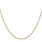 14K Yellow Gold 14 Inch 1.2mm Cable With Lobster Clasp Chain