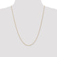 14K Yellow Gold 24 Inch 1.2mm Cable With Lobster Clasp Chain