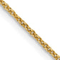 14K Yellow Gold 14 Inch 1.2mm Cable With Lobster Clasp Chain