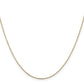 14K Yellow Gold 14 Inch .8mm Diamond-Cut Cable With Lobster Clasp Chain