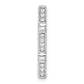 14k White Gold 1/10 Ct. Lab Grown Diamond VS/SI+ G+ Fancy Bar Chain Slide Pendant