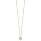 14k Yellow Gold 2 1/2 Ct. Certified Lab Grown Diamond VS/SI+ G+ 18 inch Oval Halo Pendant Necklace