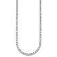 14k White Gold 18 7/8 Ct. Lab Grown Diamond VS/SI+ G+ Round 18 inch Graduated Tennis Necklace