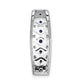 14k White Gold 1/5 Ct. Lab Grown Diamond VS/SI+ G+ and Lab Created Blue Sapphire Chain Slide Pendant