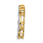 14k Yellow Gold 3/8 Ct. Lab Grown Diamond VS/SI+ G+ Om Chain Slide Pendant