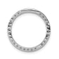 14k White Gold 1/2 Ct. Lab Grown Diamond VS/SI+ G+ Circle Chain Slide Pendant