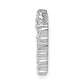 14k White Gold 1/5 Ct. Lab Grown Diamond VS/SI+ G+ Heart Chain Slide Pendant