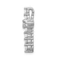 14k White Gold 1 Ct. Lab Grown Diamond VS/SI+ G+ Cross Chain Slide Pendant