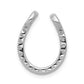 14k White Gold 1/3 Ct. Lab Grown Diamond VS/SI+ G+ Horseshoe Chain Slide Pendant