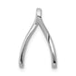 14k White Gold 1/8 Ct. Lab Grown Diamond VS/SI+ G+ Wishbone Chain Slide Pendant