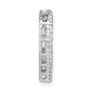 14k White Gold 1/2 Ct. Lab Grown Diamond VS/SI+ G+ Heart Chain Slide Pendant