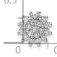 14k White Gold 1/4 Ct. Lab Grown Diamond VS/SI+ G+ Chain Slide Pendant