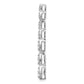 14k White Gold 1 Ct. Lab Grown Diamond VS/SI+ G+ Seven Stone Bar Chain Slide Pendant