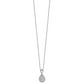 14k White Gold 1/5 Ct. Lab Grown Diamond VS/SI+ G+ 18 inch Teardrop Pendant Necklace