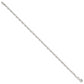 8 Inch Sterling Silver 2.9mm Diamond-Cut Long Link Cable Chain