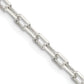 26 Inch Sterling Silver 2.9mm Diamond-Cut Long Link Cable Chain