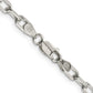 26 Inch Sterling Silver 4.5mm Diamond-Cut Long Link Cable Chain