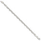 8 Inch Sterling Silver 5.75mm Diamond-Cut Long Link Cable Chain