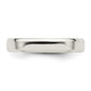 Sterling Silver 4mm Beveled Edge Size 6 Band