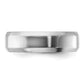 Sterling Silver Rhodium-Plated 6mm Bevel Edge Size 10 Band