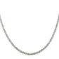 28 Inch Sterling Silver 2.5mm Byzantine Chain