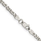 18 Inch Sterling Silver 2.5mm Byzantine Chain