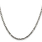 18 Inch Sterling Silver 3.25mm Byzantine Chain